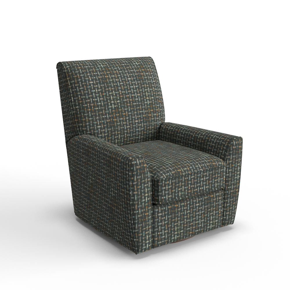 Dora Swivel Gliding Chair, In Stock